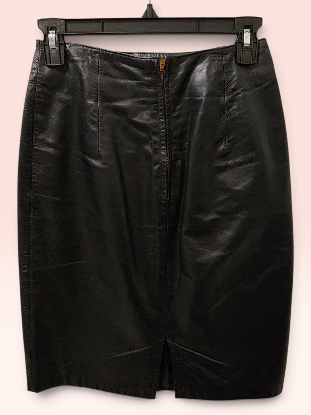 Leather Skirt S-M 25" waist